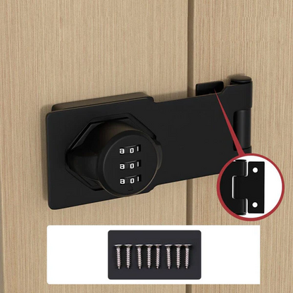 Keyless Security Lock with 1,000 Custom Codes and Sleek Dials