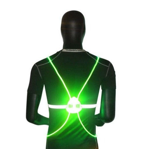 High-Visibility LED Safety Vest with 360-Degree Illumination