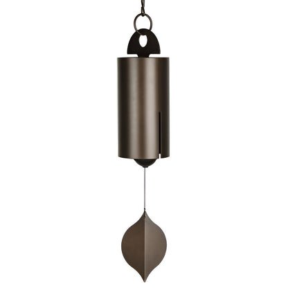 Wind Chime with Dual Chambers and Deep Resonant Sounds, Ash Wood Clapper