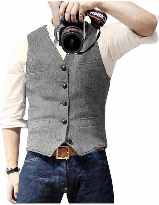Men's Everyday Essential Sleeveless Layering Vest