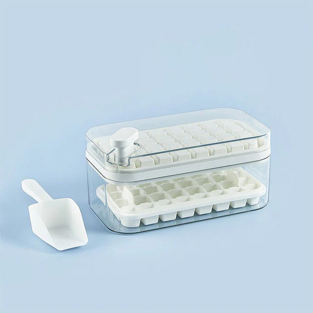 Quick Chill Ice Maker with Effortless Release and Storage