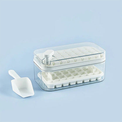 Quick Chill Ice Maker with Effortless Release and Storage
