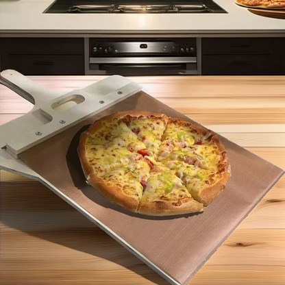 Premium Pizza Transfer Board with Ergonomic Handle