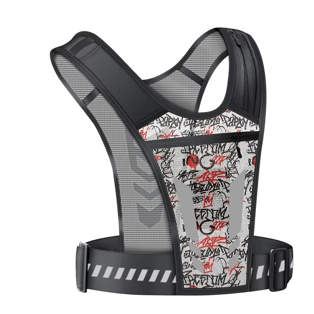 Adjustable Smartphone Holder Vest with Versatile Storage