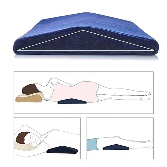 Ergonomic Back Support Pillow for Comfortable Sleep