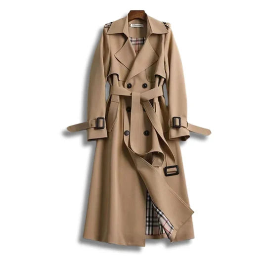 Sleek Trench Coat for Timeless Style and Warmth
