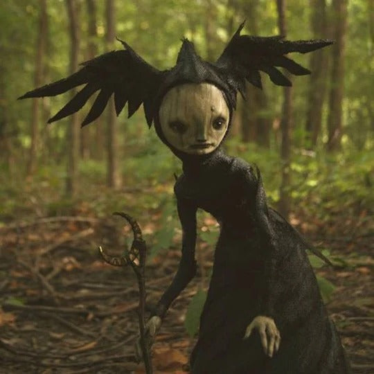 Enchanting Witch Figurine for Spooky Season Decor