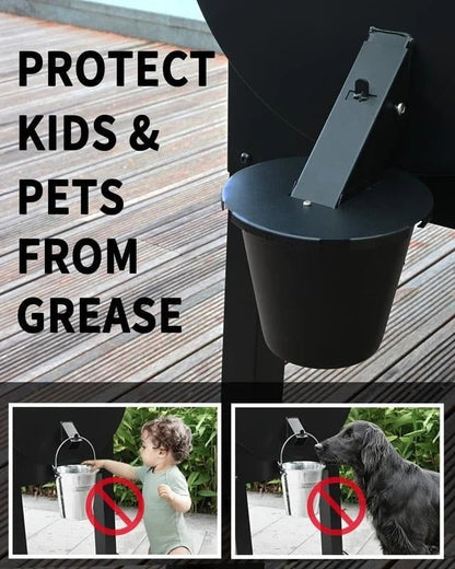 Effortless Grease Management Collector with Secure Lid