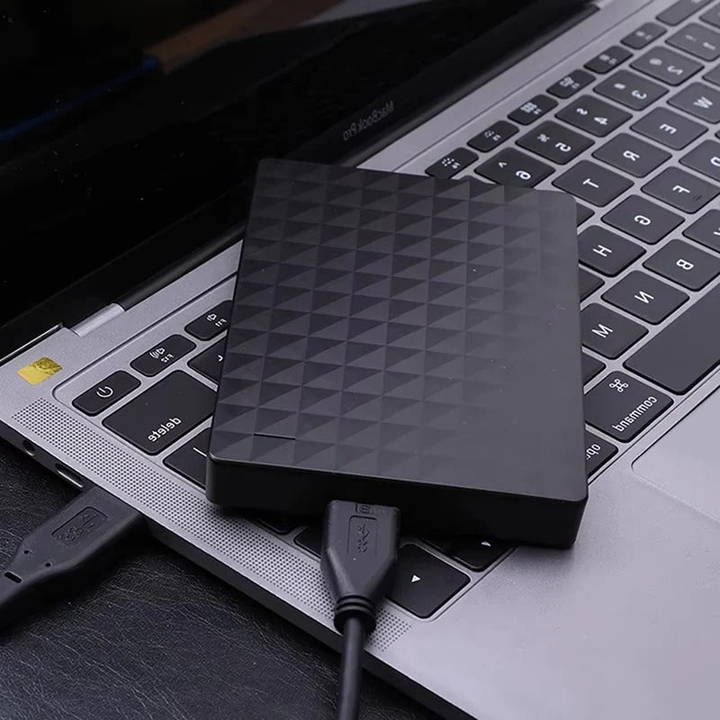 Compact External Drive for Quick and Secure Data Backup