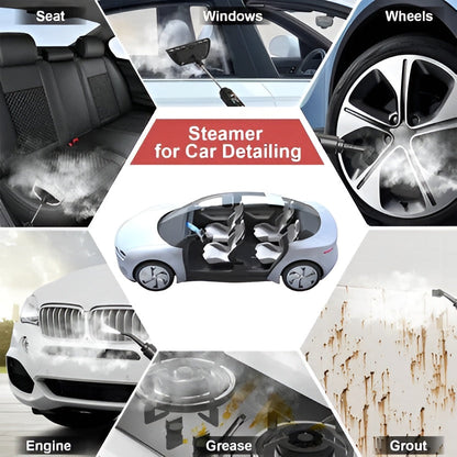 Portable Steam Cleaning Device with 6 Speed Options and 5 Brush Attachments