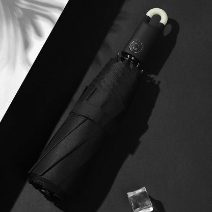 Instant Open Umbrella with 360° Swivel Handle & Hook Storage