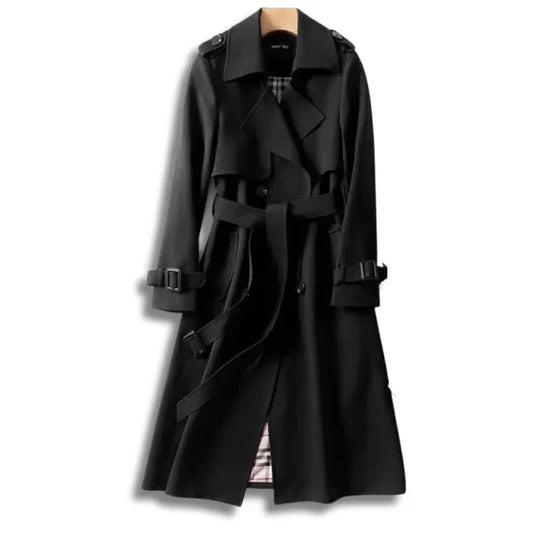 Sleek Trench Coat for Timeless Style and Warmth