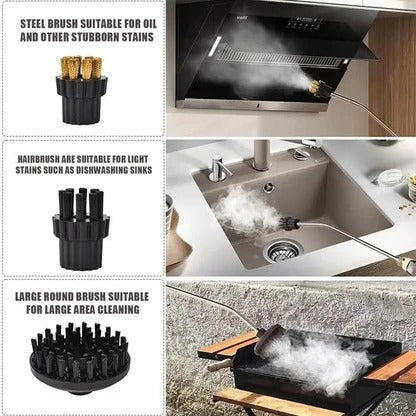 Powerful Handheld Steam Cleaner with 4.5 Bar Pressure & 5 Attachments