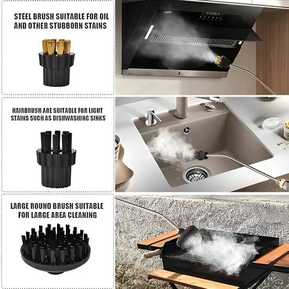 Portable Steam Cleaning Device with 6 Speed Options and 5 Brush Attachments