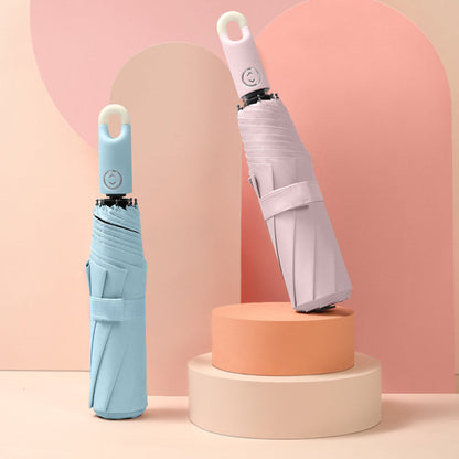 Instant Open Umbrella with 360° Swivel Handle & Hook Storage