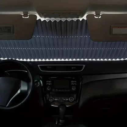 Instant Shade Car Sunblocker with Quick Roll Mechanism