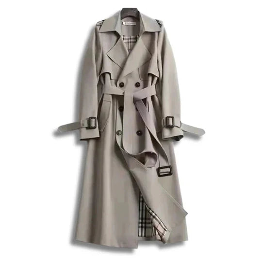 Sleek Trench Coat for Timeless Style and Warmth