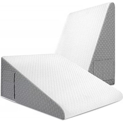 Elevated Comfort Memory Foam Wedge Pillow for Restful Sleep