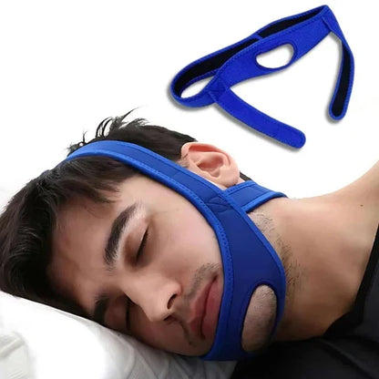 Adjustable Jaw Support Strap for Better Sleep and Snoring Relief