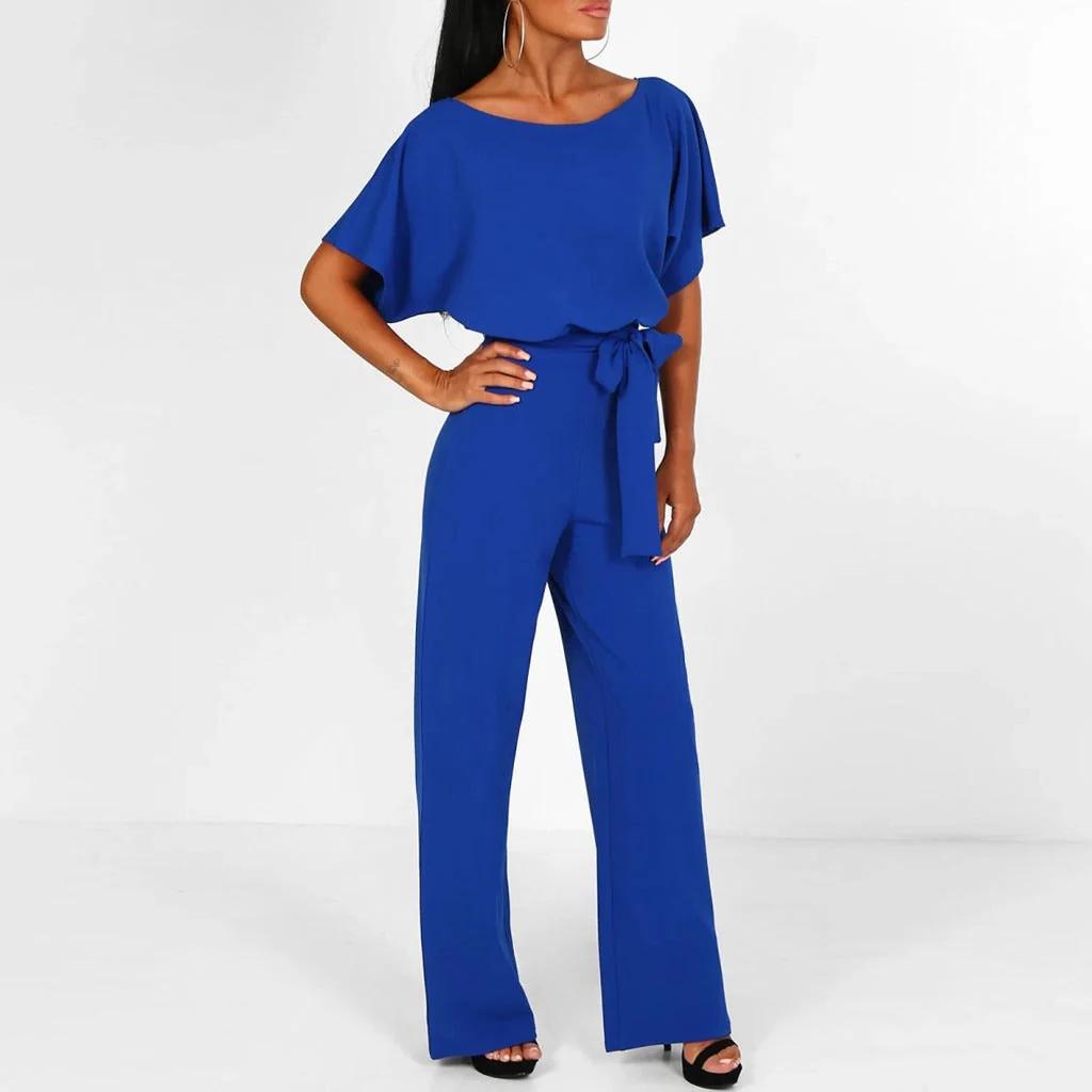 Elegant Navy One-Piece Jumpsuit for Effortless Style