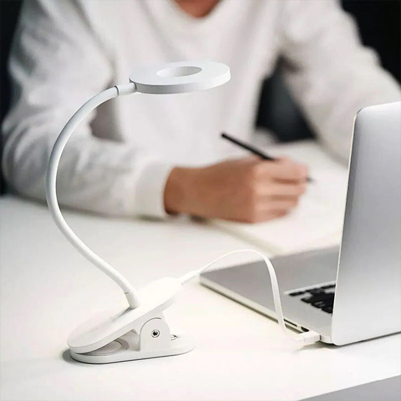 Wireless Dimmable LED Desk Lamp with Clip – Rechargeable Reading Light for Bed, Study, and Camping, 25 Hours