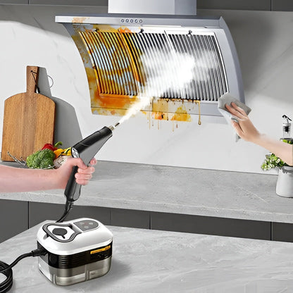Portable Steam Cleaning Device with 6 Speed Options and 5 Brush Attachments
