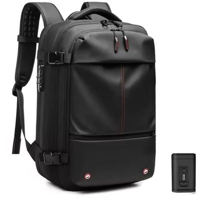 Expandable Travel Backpack with Compression, Wet/Dry Storage and Zipper