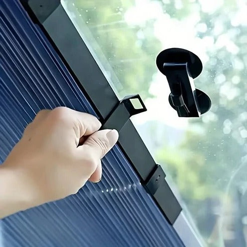 Instant Shade Car Sunblocker with Quick Roll Mechanism