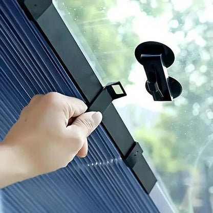 Instant Shade Car Sunblocker with Quick Roll Mechanism
