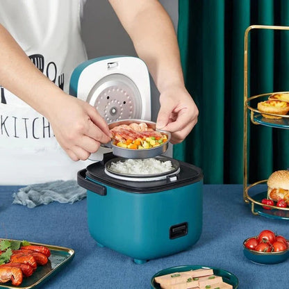 Space-Saving Rice Maker with Steamer and Warm Functionality, 1.2 Quart