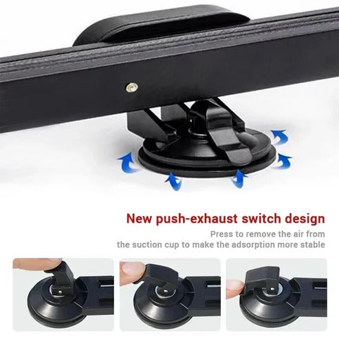 Instant Shade Car Sunblocker with Quick Roll Mechanism