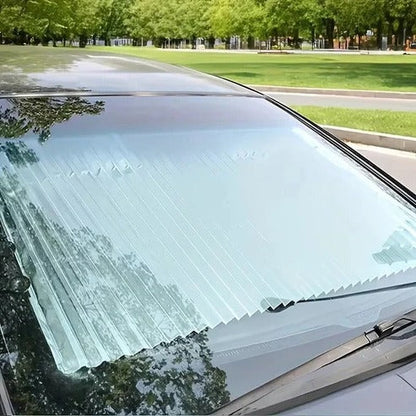Instant Shade Car Sunblocker with Quick Roll Mechanism