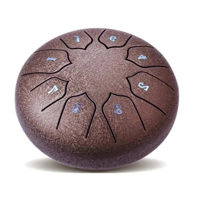 Serene Sound 8-Tone Drum for Tranquility and Music Exploration