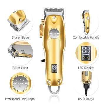 Wireless Grooming Kit with Precision Clipper and Trimmer