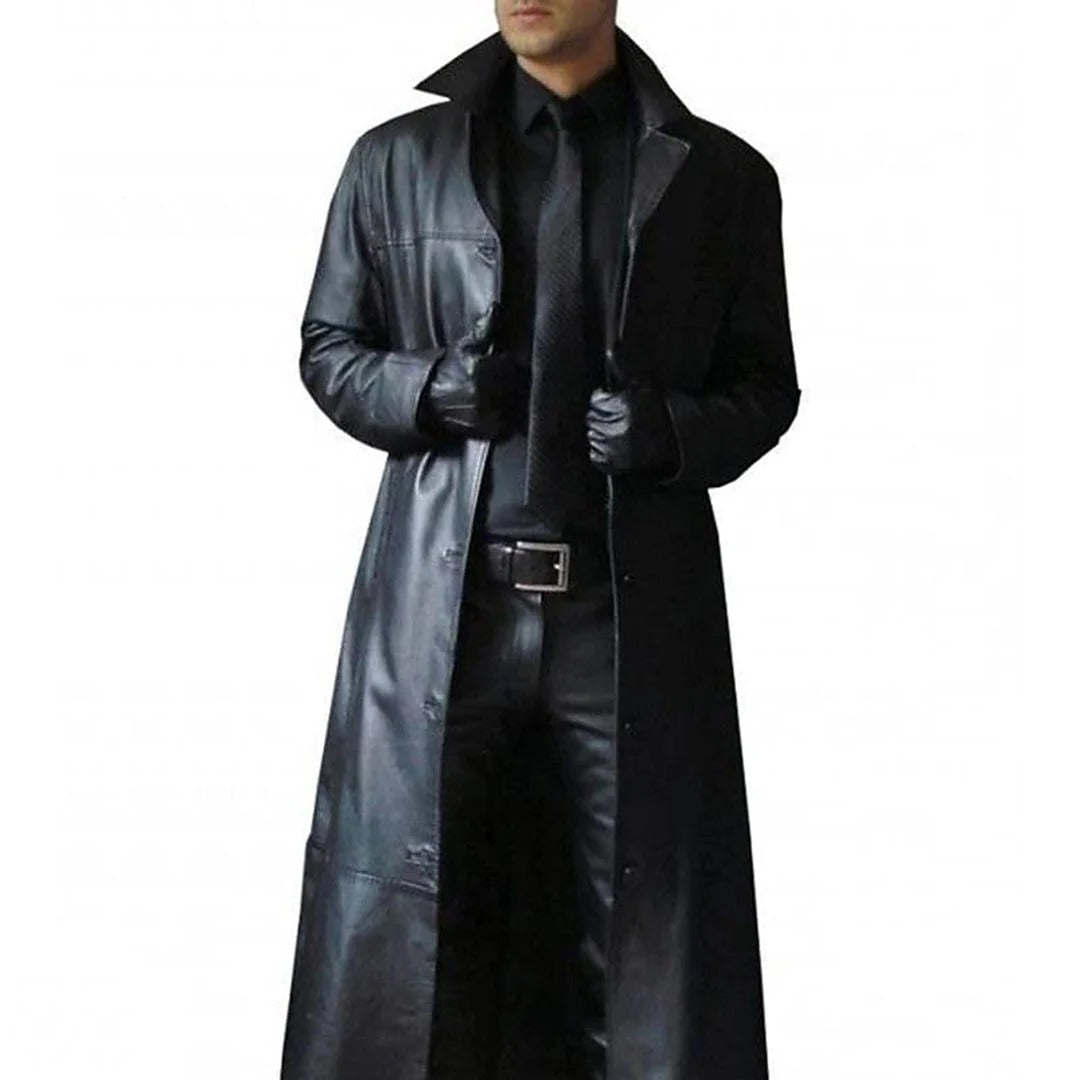 Men's Premium Leather Jacket with Insulated Lining and Tailored Fit
