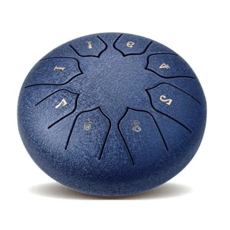 Serene Sound 8-Tone Drum for Tranquility and Music Exploration