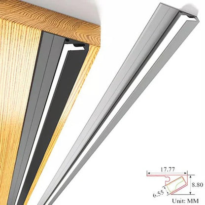 Sleek 45-Degree LED Cabinet Lighting Bars for Seamless Ambiance