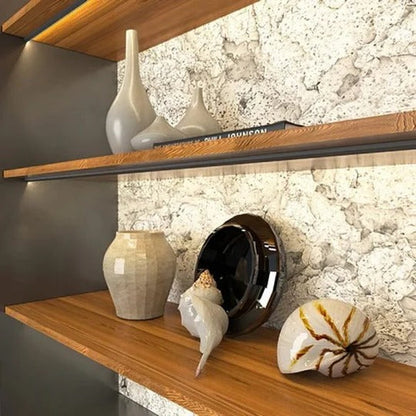 Sleek 45-Degree LED Cabinet Lighting Bars for Seamless Ambiance