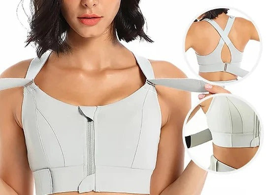 Ultimate Front-Zip Sports Bra for Active Lifestyles