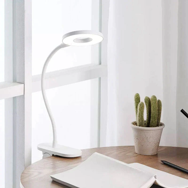 Wireless Dimmable LED Desk Lamp with Clip – Rechargeable Reading Light for Bed, Study, and Camping, 25 Hours