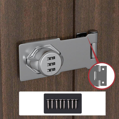 Keyless Security Lock with 1,000 Custom Codes and Sleek Dials