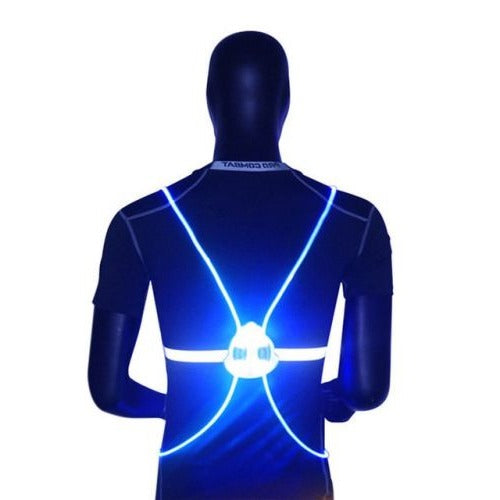 High-Visibility LED Safety Vest with 360-Degree Illumination