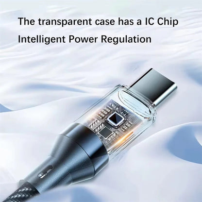 QuickCharge USB Type-C Cable with Power Indicator Display