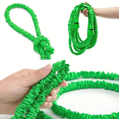 Flexible Watering Hose with Multi-Function Spray Nozzle