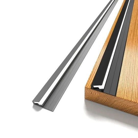 Sleek 45-Degree LED Cabinet Lighting Bars for Seamless Ambiance