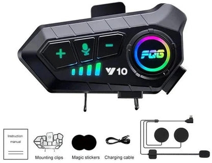 All-Weather Motorcycle Bluetooth Headset for Music & Navigation