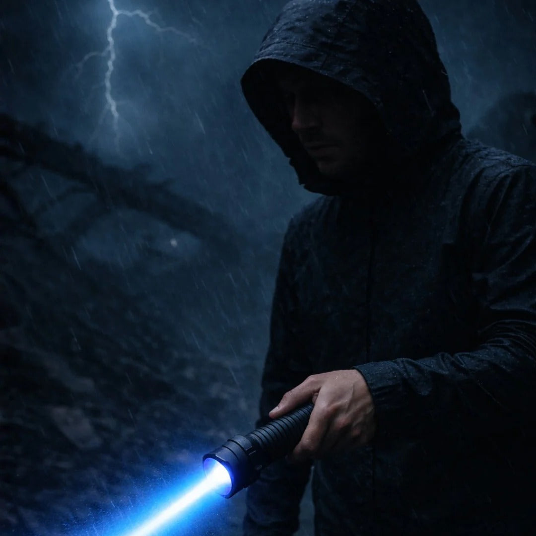 Rechargeable Blue Laser Pointer with Adjustable Lens for Long-Distance Signaling