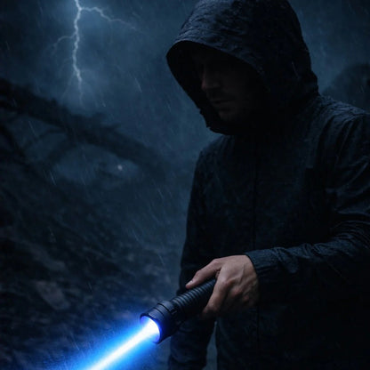 Rechargeable Blue Laser Pointer with Adjustable Lens for Long-Distance Signaling