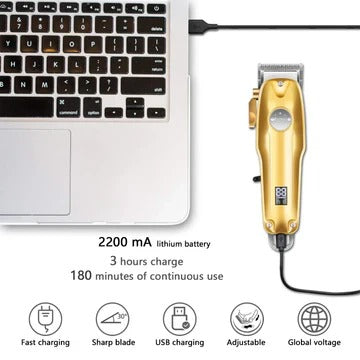 Wireless Grooming Kit with Precision Clipper and Trimmer
