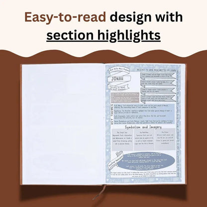 Comprehensive Scripture Journal with Summaries and Writing Space